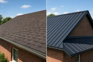 GAF shingle roof vs metal roofing